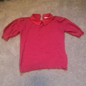 Puff Sleeve Knit Top